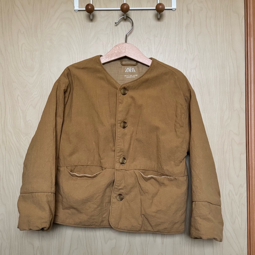 Zara Kids Linen Shirt Jacket